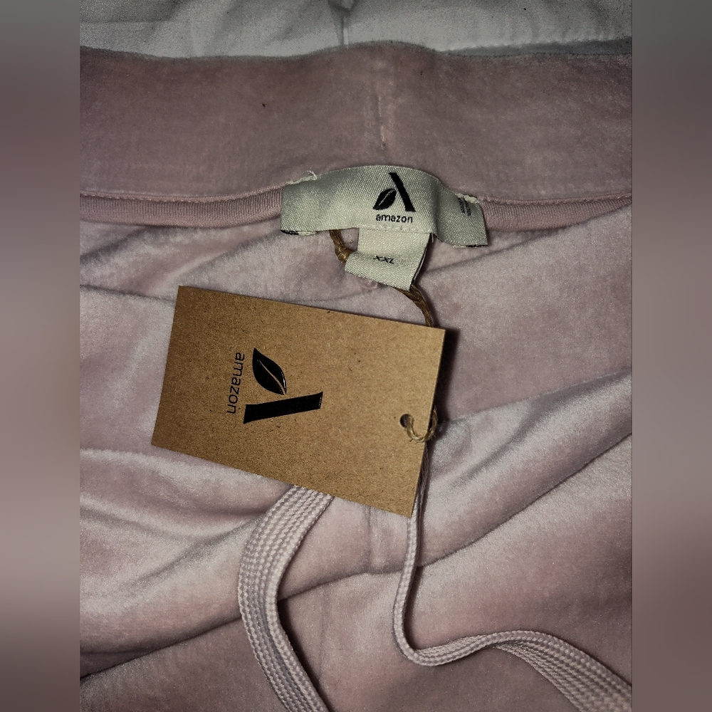 Amazon xxl baby pink soft joggers